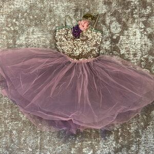 Curtain Call Flower Detailed Costume